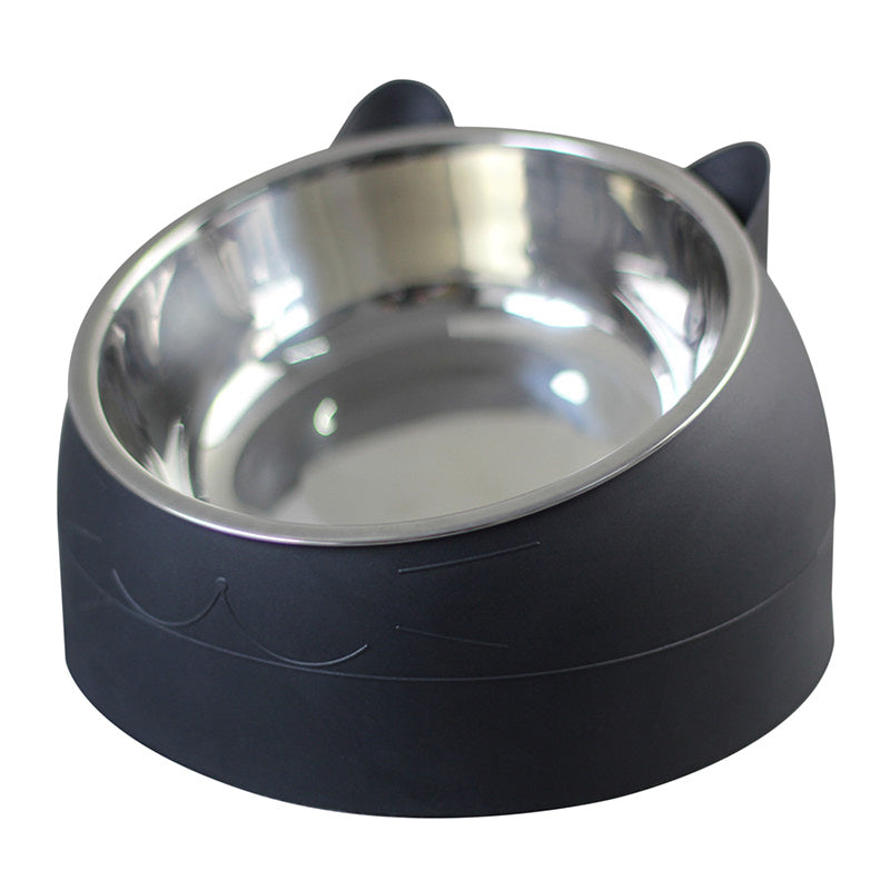 Premium Stainless Steel Cat & Dog Bowls - Non Slip Base for Food & Water - Perfect for Puppy & Cat Feeding!