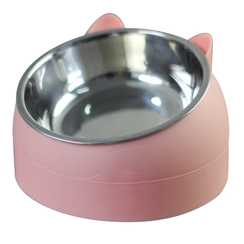 Premium Stainless Steel Cat & Dog Bowls - Non Slip Base for Food & Water - Perfect for Puppy & Cat Feeding!