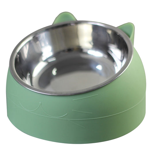 Premium Stainless Steel Cat & Dog Bowls - Non Slip Base for Food & Water - Perfect for Puppy & Cat Feeding!