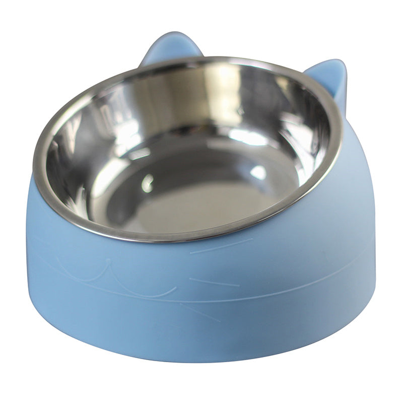 Premium Stainless Steel Cat & Dog Bowls - Non Slip Base for Food & Water - Perfect for Puppy & Cat Feeding!