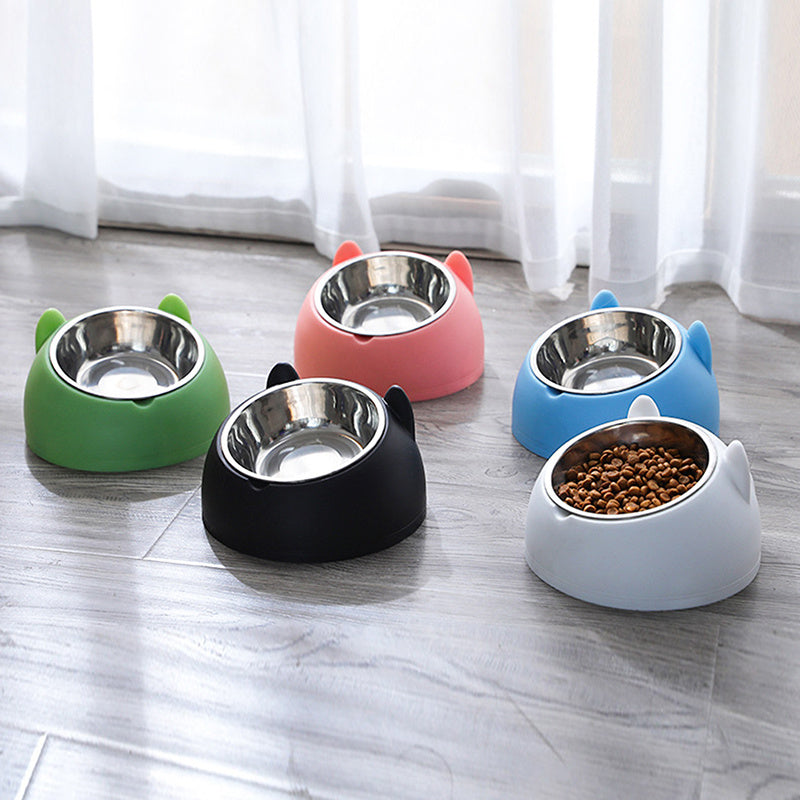 Premium Stainless Steel Cat & Dog Bowls - Non Slip Base for Food & Water - Perfect for Puppy & Cat Feeding!