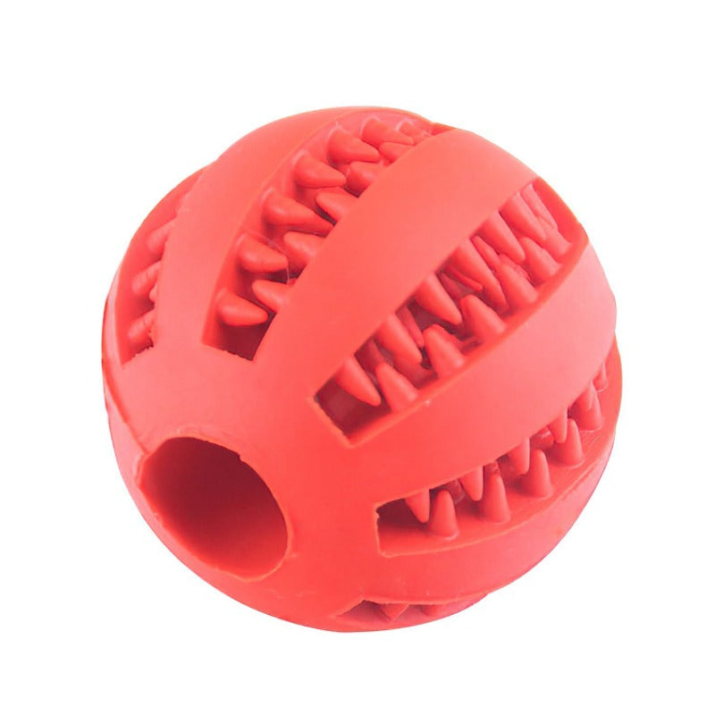 1PC Dog Ball Toys For Small Dogs Interactive Elasticity Puppy Chew Toy Tooth Cleaning Rubber Food Ball Toy Pet Stuff Accessories