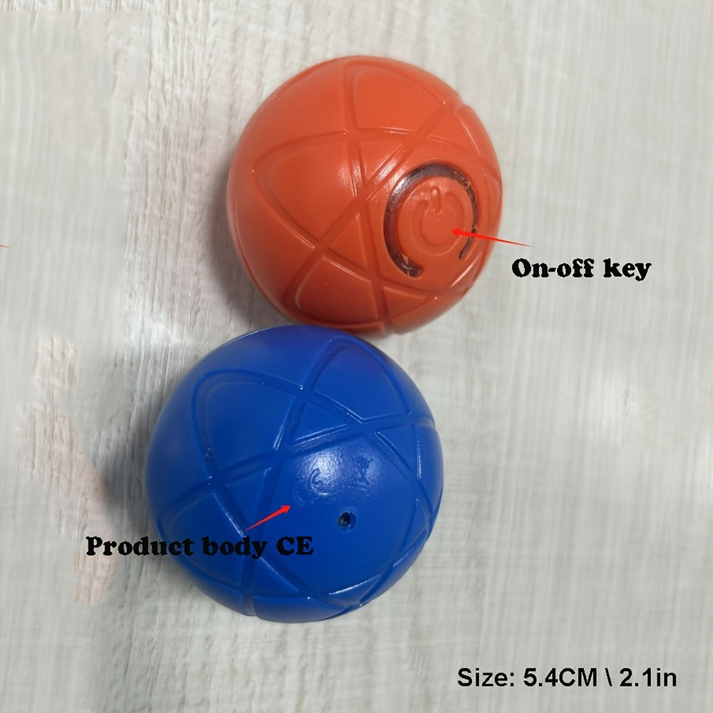 Interactive Dog Bouncing Ball Toy - USB Rechargeable, Durable Thermoplastic Rubber, Suitable for All Breeds