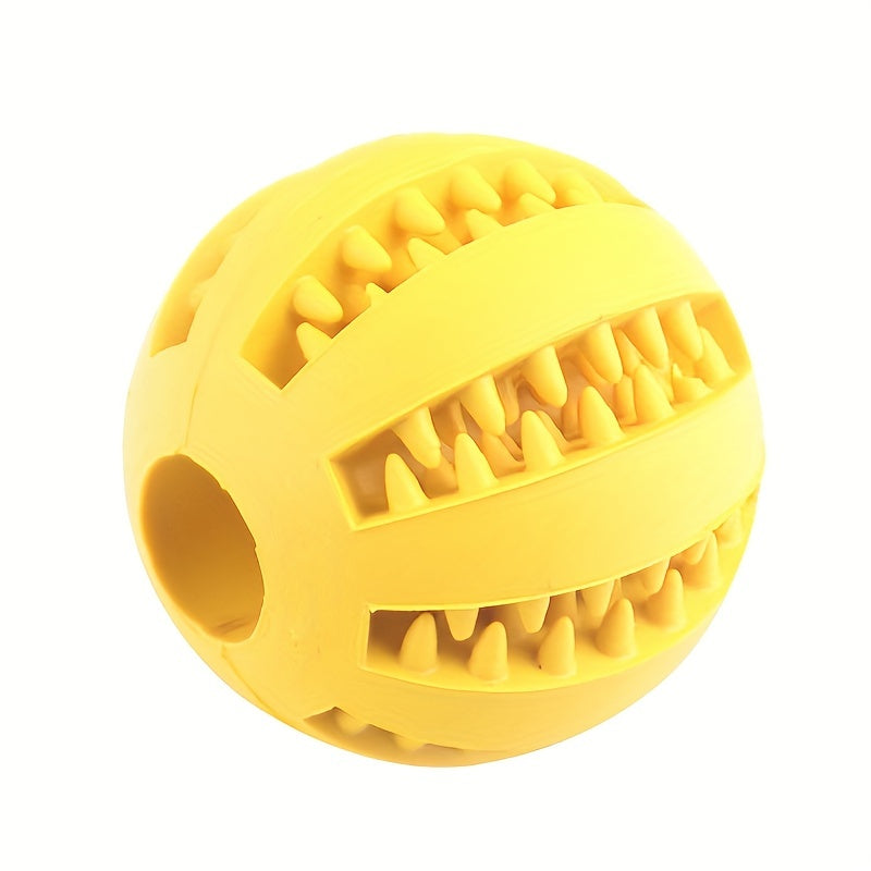 1PC Dog Ball Toys For Small Dogs Interactive Elasticity Puppy Chew Toy Tooth Cleaning Rubber Food Ball Toy Pet Stuff Accessories