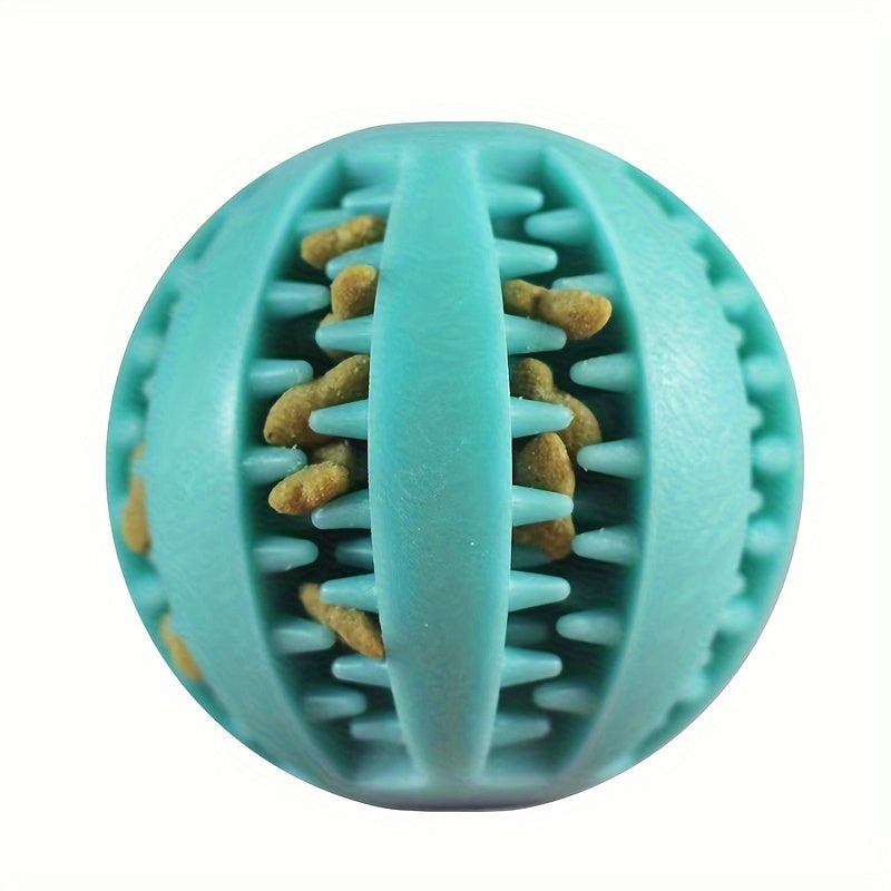 1PC Dog Ball Toys For Small Dogs Interactive Elasticity Puppy Chew Toy Tooth Cleaning Rubber Food Ball Toy Pet Stuff Accessories